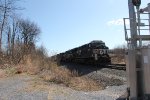 NS 8047 holding at milepost 107